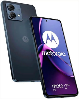 Motorola Moto G84 5G (8GB RAM, 256GB Storage) | 50MP Dual Camera | 6.5" P-OLED 120Hz Display | 5000mAh Battery | IP54 Dust/Splash Resistant (Midnight