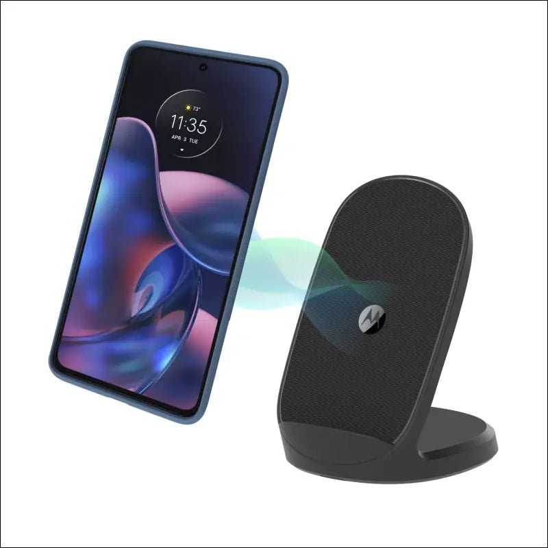 Motorola, TurboPower™ 15W Wireless Charger Dock USB-C Port Wireless