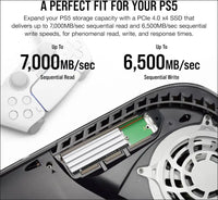 MP600 Elite 1TB M.2 Pcie Gen4 X4 Nvme SSD – Optimised for PS5 – Included Heatsin