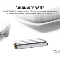 MP600 Elite 1TB M.2 Pcie Gen4 X4 Nvme SSD – Optimised for PS5 – Included Heatsin