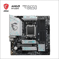 MSI B650M Gaming Plus WiFi Motherboard, mATX - Supports Ryzen 9000, 8000 & 7000 Processors, AM5 - DDR5 Memory Boost 7800+ MHz/OC, PCIe 4.0 x16, M.2 Gen4, Wi-Fi 6E