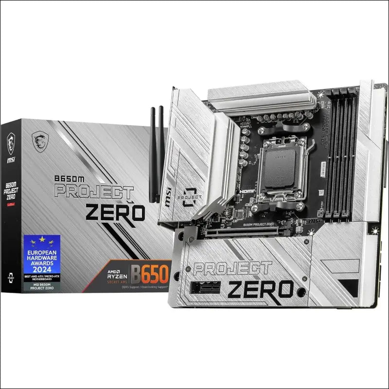 MSI B650M Gaming Plus WiFi Motherboard, mATX - Supports Ryzen 9000, 8000 & 7000 Processors, AM5 - DDR5 Memory Boost 7800+ MHz/OC, PCIe 4.0 x16, M.2 Gen4, Wi-Fi 6E