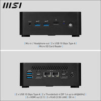 MSI Cubi NUC Intel Core 100U, 8GB DDR5, 256GB SSD