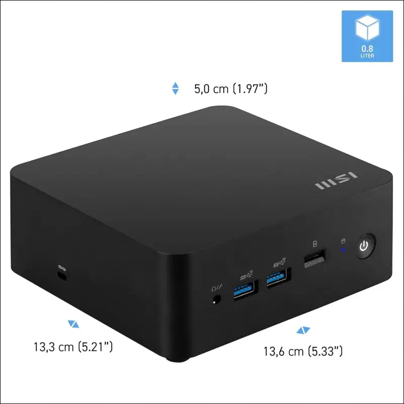 MSI Cubi NUC Intel Core 100U, 8GB DDR5, 256GB SSD