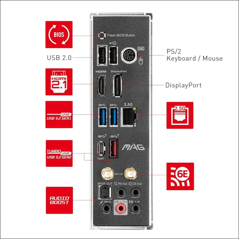 MSI Mag B550 Tomahawk Max WiFi AM4 ATX Motherboard