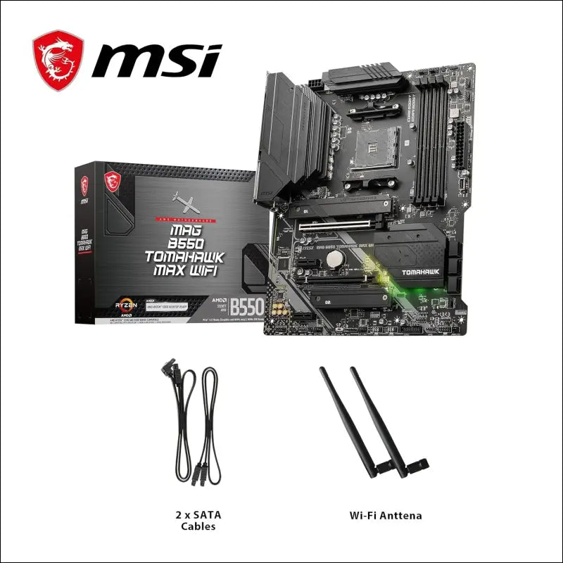 MSI Mag B550 Tomahawk Max WiFi AM4 ATX Motherboard