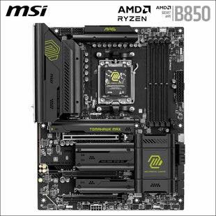 MSI MAG B850 Tomahawk MAX WiFi Motherboard, ATX - Supports AMD Ryzen 9000/8000 / 7000 Processors, AM5-80A SPS VRM, DDR5 Memory Boost 8400+ MT/s (OC), PCIe 5.0 x16, M.2 Gen5,...