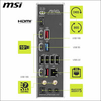 MSI MAG B850 Tomahawk MAX WiFi Motherboard, ATX - Supports AMD Ryzen 9000/8000 / 7000 Processors, AM5-80A SPS VRM, DDR5 Memory Boost 8400+ MT/s (OC), PCIe 5.0 x16, M.2 Gen5,...