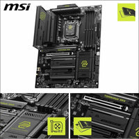 MSI MAG B850 Tomahawk MAX WiFi Motherboard, ATX - Supports AMD Ryzen 9000/8000 / 7000 Processors, AM5-80A SPS VRM, DDR5 Memory Boost 8400+ MT/s (OC), PCIe 5.0 x16, M.2 Gen5,...