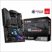 MSI MPG B550 Gaming Plus AM4 ATX MB 4xDDR4 4xPCIE 2xM.2 HDMI DP RAID LAN 6xSATAIII 2xUSB3.2 8xUSB2.0