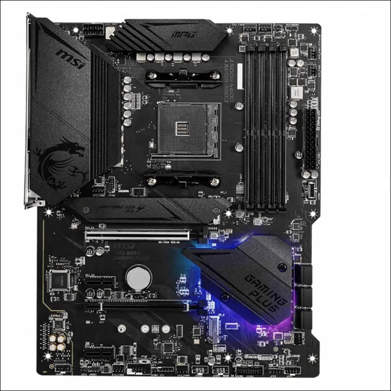 MSI MPG B550 Gaming Plus AM4 ATX MB 4xDDR4 4xPCIE 2xM.2 HDMI DP RAID LAN 6xSATAIII 2xUSB3.2 8xUSB2.0