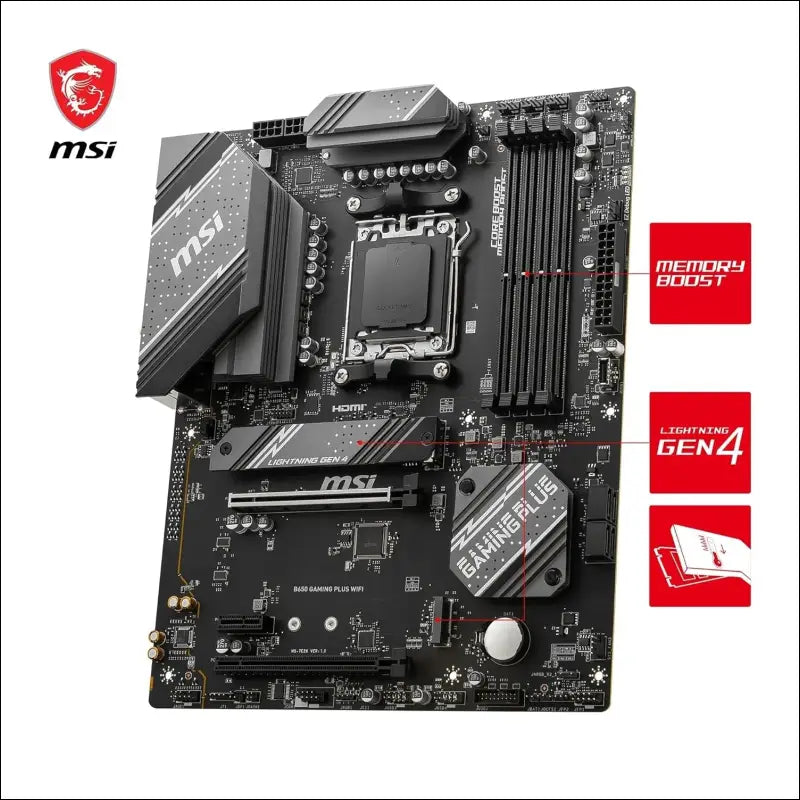 MSI MPG B650 Gaming Plus WiFi AMD AM5 ATX Motherboard