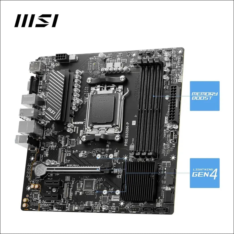 MSI MPG B650 Gaming Plus WiFi AMD AM5 ATX Motherboard