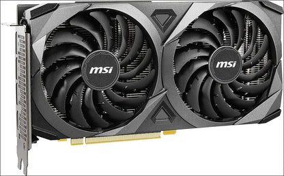 MSI Nvidia Geforce RTX 3060 Ventus 2X OC 12GB Video Card, Pci-E 4.0, GDDR6, 1807 Mhz Boost Clock, 3X Displayport 1.4, 1X HDMI 2.1