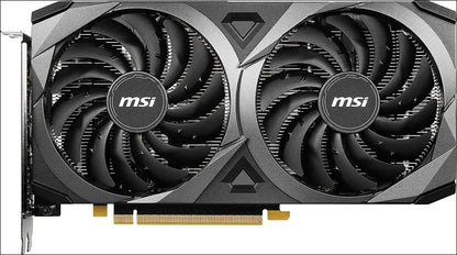 MSI Nvidia Geforce RTX 3060 Ventus 2X OC 12GB Video Card, Pci-E 4.0, GDDR6, 1807 Mhz Boost Clock, 3X Displayport 1.4, 1X HDMI 2.1