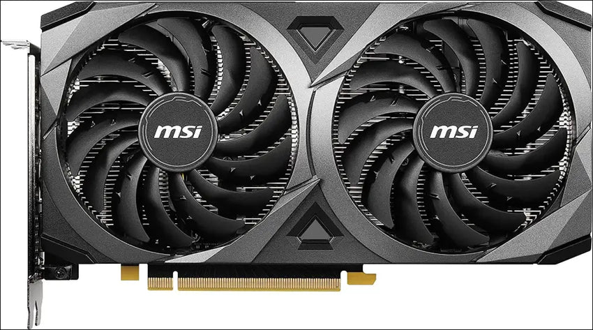 MSI Nvidia Geforce RTX 3060 Ventus 2X OC 12GB Video Card, Pci-E 4.0, GDDR6, 1807 Mhz Boost Clock, 3X Displayport 1.4, 1X HDMI 2.1