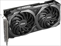 MSI Nvidia Geforce RTX 3060 Ventus 2X OC 12GB Video Card, Pci-E 4.0, GDDR6, 1807 Mhz Boost Clock, 3X Displayport 1.4, 1X HDMI 2.1