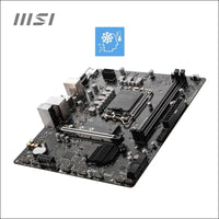 MSI PRO H610M-E DDR4 Motherboard, Micro-ATX - Supports Intel 12th Gen Core Processors, LGA 1700-2 x DIMMs (3200MHz), 1x PCIe 4.0 x16 Slot, 1 x M.2 Gen3, USB 3.2 Gen1, 1G LAN,...