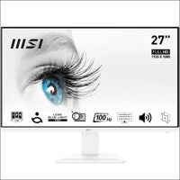 MSI PRO MP273AW 27’’ Eye Care Ergonomic Business Computer Monitor FHD 1920x1080 IPS Frameless 100Hz 1ms Tilt Compatible