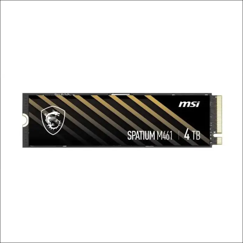 MSI SPATIUM M461 PCIe 4.0 NVMe M.2 4TB Internal SSD PCIe Gen4 NVMe (SPATIUM