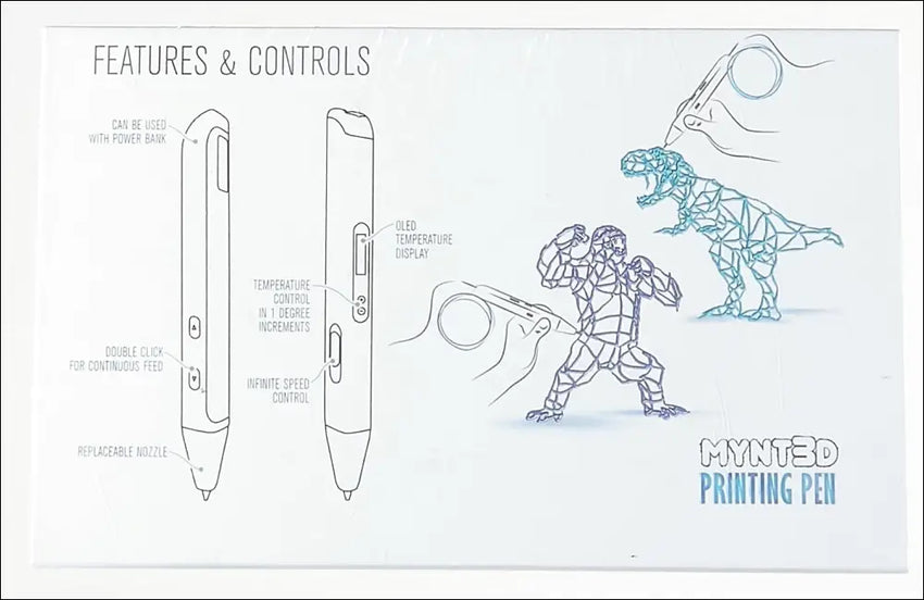 MYNT3D 3D Pen with OLED Display