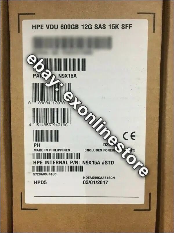 N9X15A - HPE StoreVirtual 3000 600GB 12G SAS 15K SFF (2.5in) Enterprise HDD