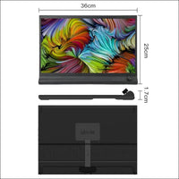 Naievear Portable Monitor, 15.6 Inch 1080P FHD IPS Laptop Screen Extender Monitor With HDMI/Type-C/Usb-C, For Laptop/Pc/Mac/Ps3/4/5/Xbox/Phone (15.6inch)