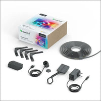 Nanoleaf 4D Screen Mirror Kit + Lightstrip Kit for TVs and Screens up to 65 Inches - Connected RGBW LED Strip + Camera, Thread & WiFi, Compatible with Amazon Alexa Google Home...