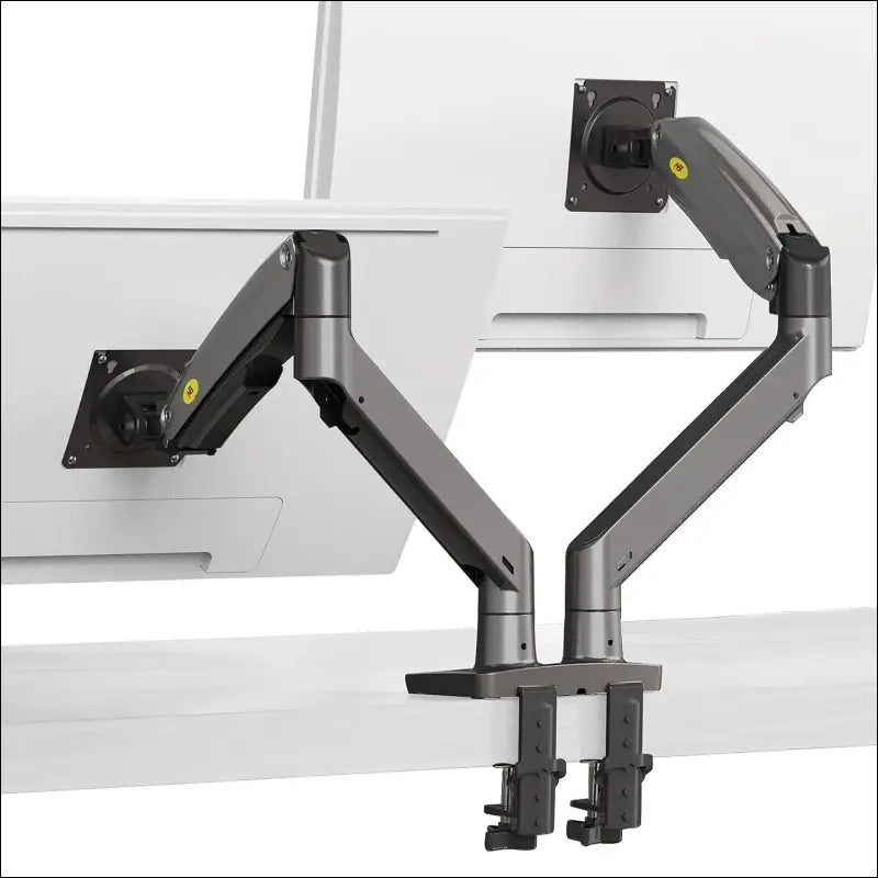NB North Bayou Dual Monitor Desk Mount Stand Full Motion Swivel Computer Monitor Arm Fits 2 Screens up to 32'' with Load Capacity 6.6~26.4lbs for Each Monitor F195A