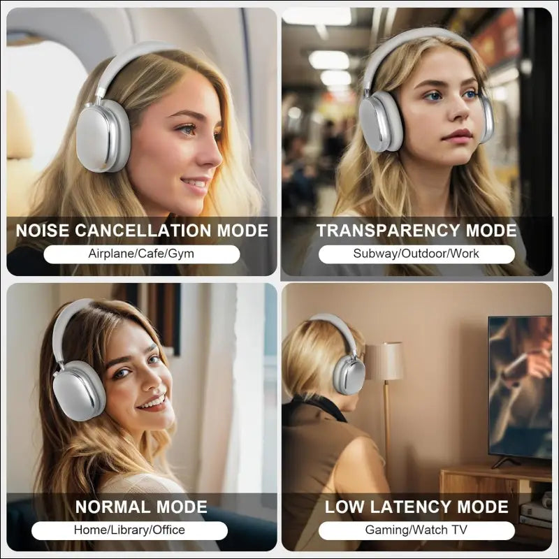 NC95 Hybrid Active Noise Cancelling Headphones, Over Ear Headphones Wireless Bluetooth 5.3, Built-in Mic, 65H Playtime, App Control, Hi-Res Audio, Comfort Fit, Clear Calls for...