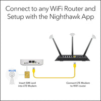 NETGEAR 4G LTE Broadband Modem (LM1200) - Use LTE as a Primary Internet Connection | Certified with All Leading Network Providers