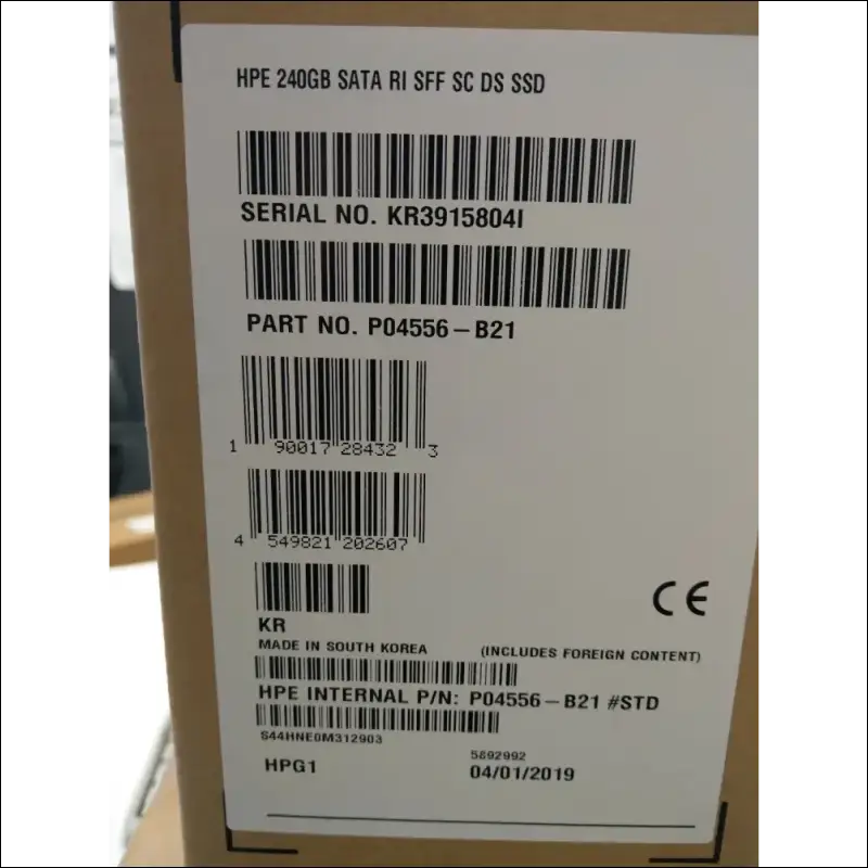 NEW HPE P04556-B21 240GB SATA RI SFF SC DS SSD
