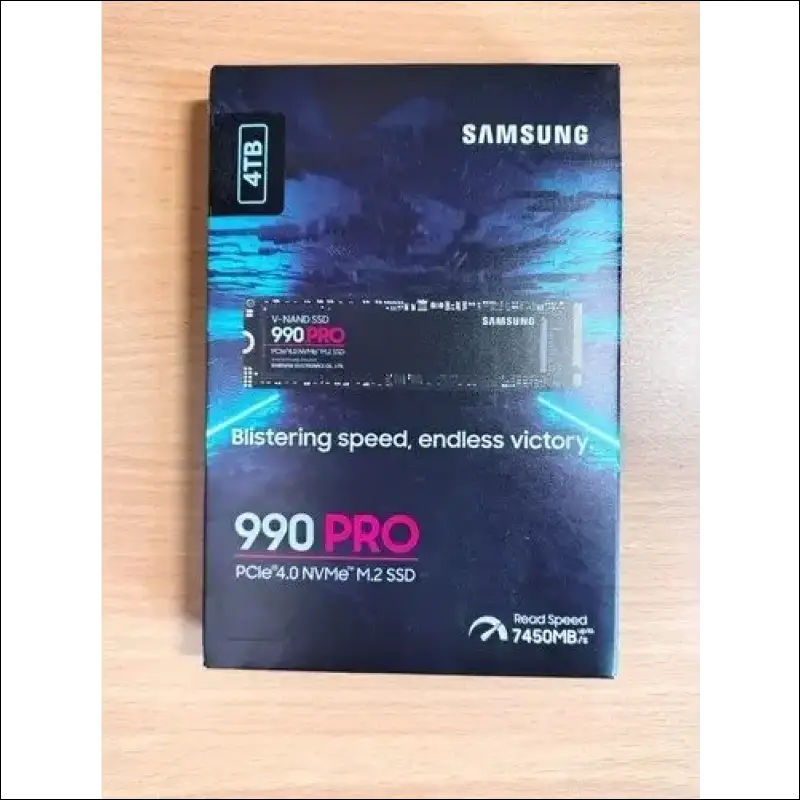 New & Sealed - Samsung 990 PRO 4TB NVMe M.2 SSD Solid State Drive [MZ-V9P4T0BW]