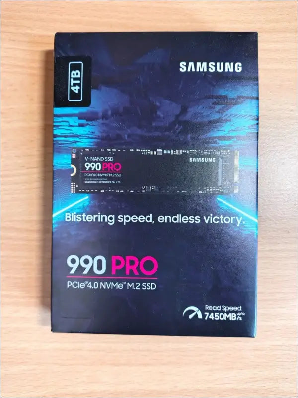 New & Sealed - Samsung 990 PRO 4TB NVMe M.2 SSD Solid State Drive [MZ-V9P4T0BW]
