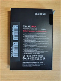 New & Sealed - Samsung 990 PRO 4TB NVMe M.2 SSD Solid State Drive [MZ-V9P4T0BW]
