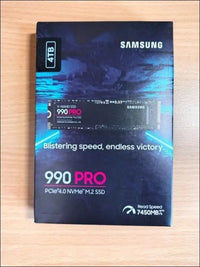 New & Sealed - Samsung 990 PRO 4TB NVMe M.2 SSD Solid State Drive [MZ-V9P4T0BW]