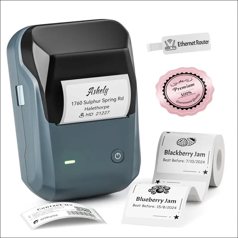 NIIMBOT B1 Label Printer With 1 Label Roll For Offices, Homes, Shipping Addresses