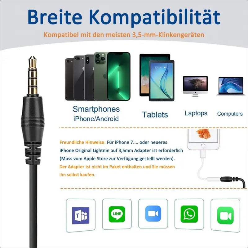 Noise-Cancelling Headset with Mic for Mobile