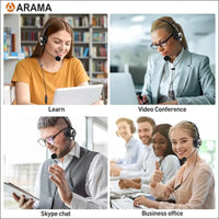 Noise-Cancelling Headset with Mic for Mobile