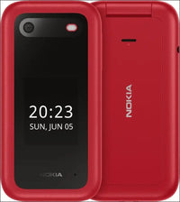 Nokia 2660 Flip Feature Phone (Red)
