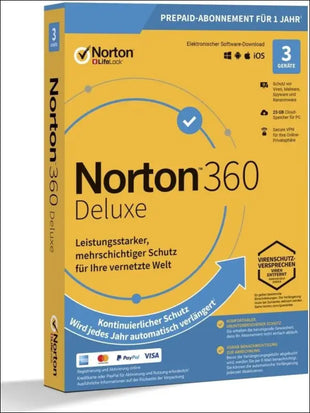 Norton 360 Deluxe *3 Devices / 1 Year* incl. 25GB