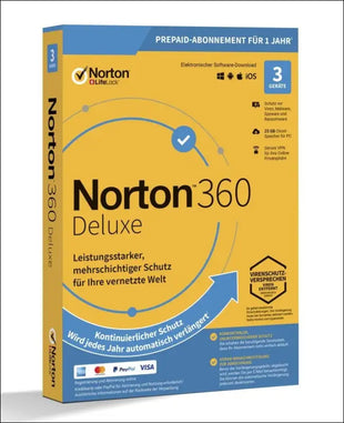 Norton 360 Deluxe *3 Devices / 1 Year* incl. 25GB