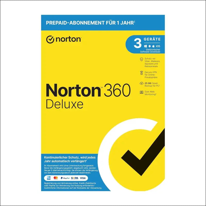 Norton 360 Premium 2022 10 Devices 1 Year with Automatic Renewal Includes Secure VPN Password Manager - PCs, Mac, Smartphones, Tablets by Post