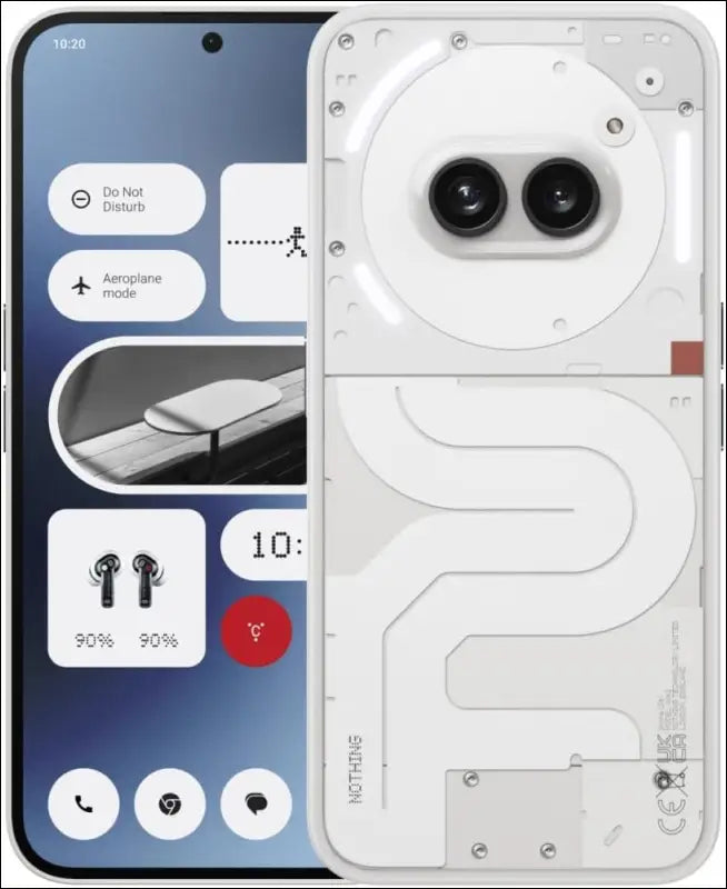 Nothing Phone (2a) 5G 128GB Storage + 8GB RAM Milk, 6.7 Inch, IP54, 5,000 mAh Capacity, Unlocked Nothing OS 2.5 Smartphone