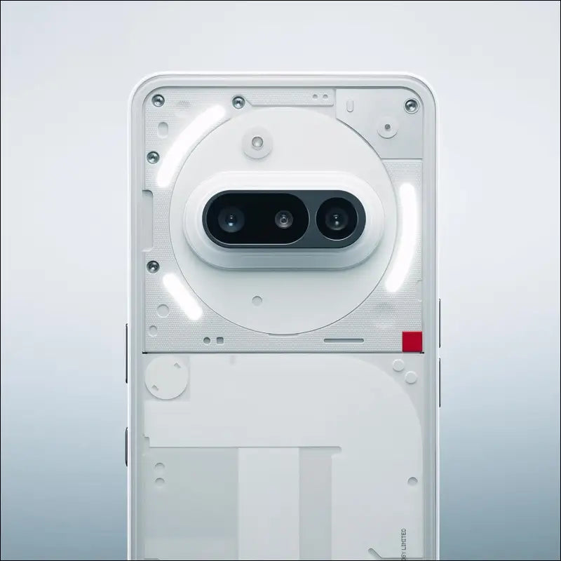 Nothing Phone (3a) 128GB - Smartphone with 32MP Front Camera, 30x Ultra Zoom, 50W Fast Charge and 6.77", 120Hz AMOLED Screen - White