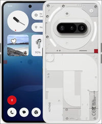 Nothing Phone (3a) 128GB - Smartphone with 32MP Front Camera, 30x Ultra Zoom, 50W Fast Charge and 6.77", 120Hz AMOLED Screen - White