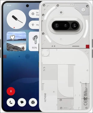 Nothing Phone (3a) 128GB - Smartphone with 32MP Front Camera, 30x Ultra Zoom, 50W Fast Charge and 6.77", 120Hz AMOLED Screen - White