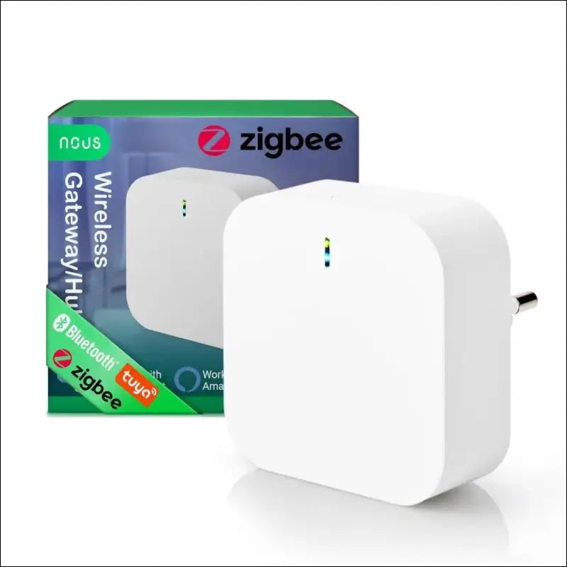 NOUS E1 ZigBee Gateway, ZigBee Hub/Bluetooth Hub, ZigBee Bridge, ZigBee Smart Home, ZigBee Gateway Alexa, Gateway ZigBee Smart Home, ZigBee 3.0, Bluetooth, Smart Life/Tuya App