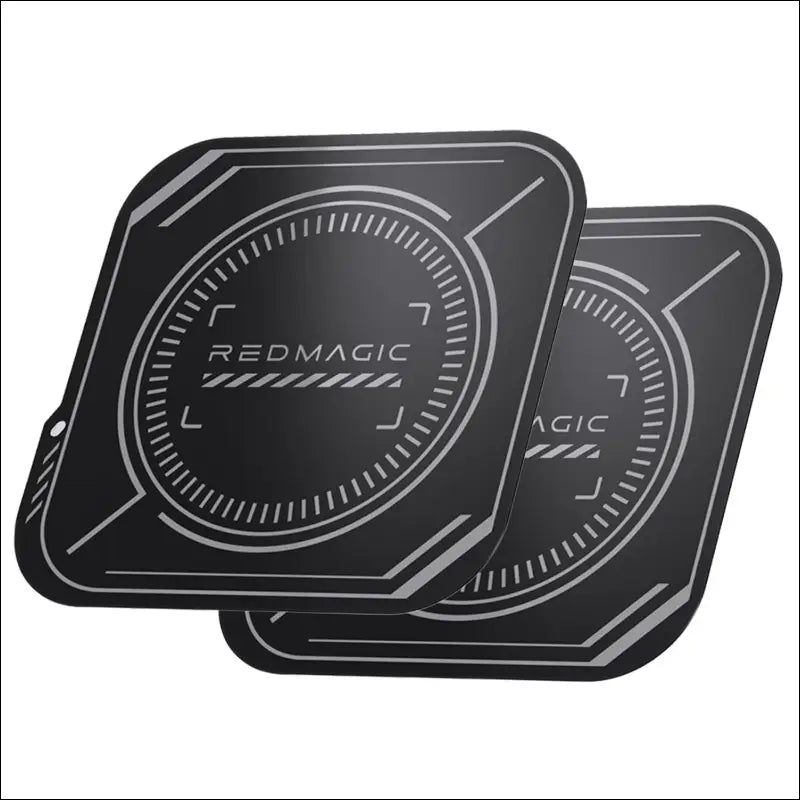 nubia RedMagic Magnetic Suction Sheet for Cell Phone Cooler 5 Pro, 2 pcs 2.7 inch Thermally Conductive Steel Plate with Strong Adhesive, Compatible for Most Cooling Devices or...
