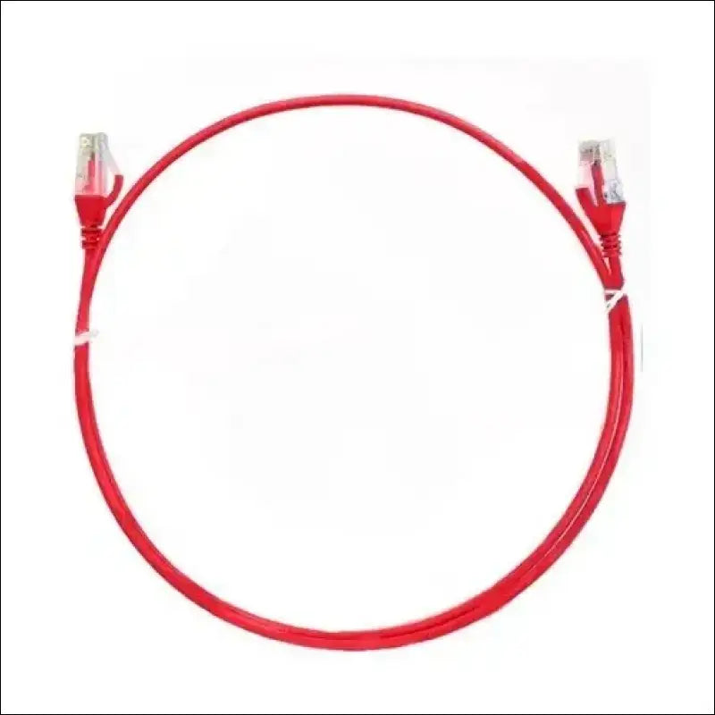 O-8ware 20m Red CAT6 Ultra Thin Slim Cable Premium RJ45 Ethernet UTP Patch Cord